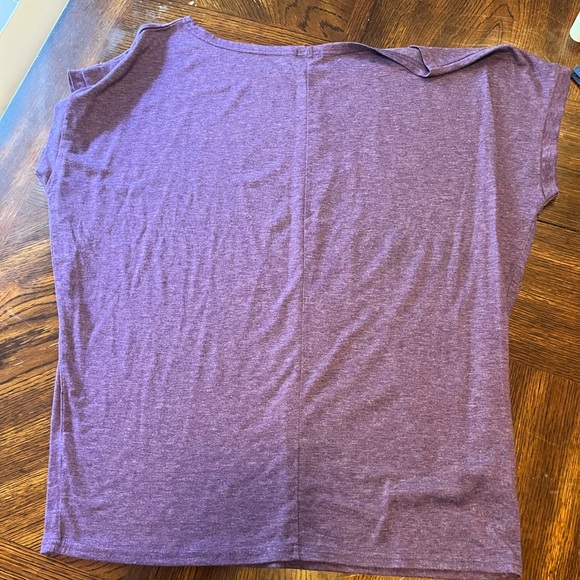 Purple off the shoulder tee - Picture 4 of 6